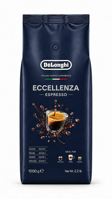 Delonghi Eccellenza Çekirdek Kahve - 1000 GR - 1